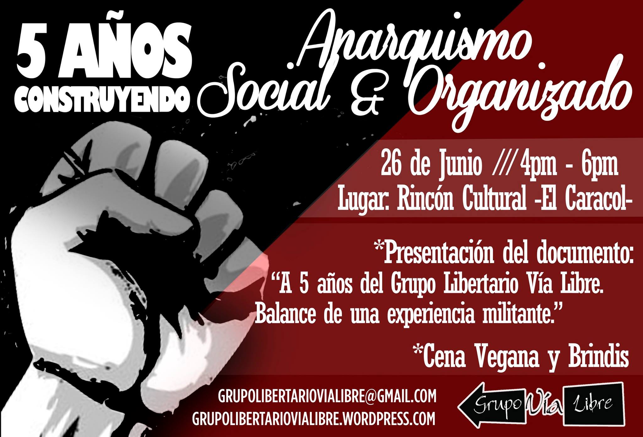 5 años Via Libre. Junio 26 de 2015