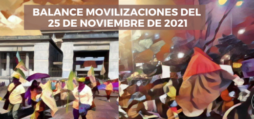 Balance movilizaciones del 25 de noviembre de 2021